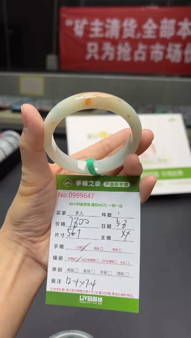 翡翠手镯未镶嵌多人