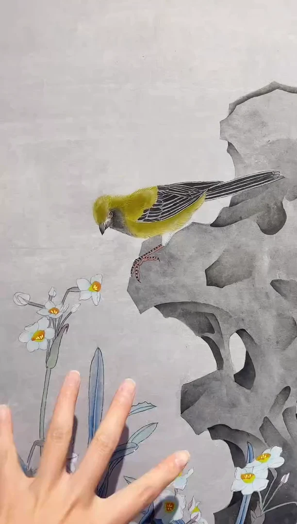 国画秦燕格国画手绘作品Y8