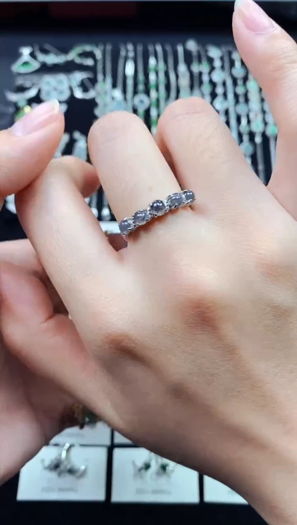 【闪购商品】翡翠颈饰银S925镶嵌2856