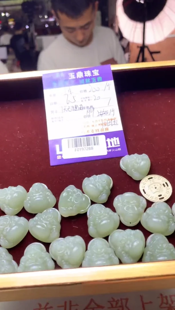 和田玉未镶嵌吊坠(不含链)多样性发其一-F0197288