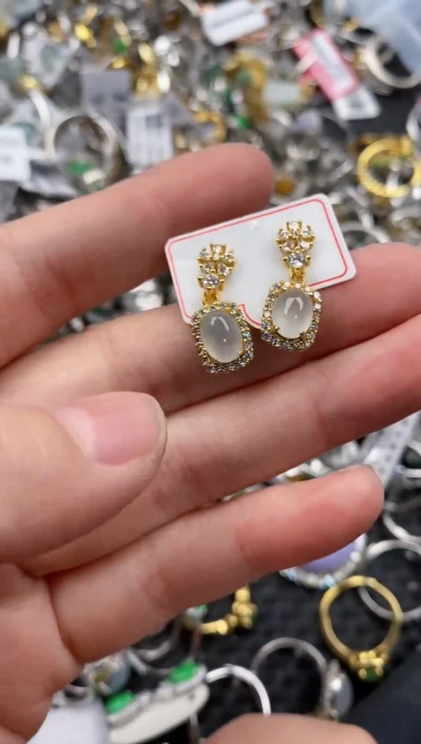 银S925镶嵌戒指翡翠888                  6