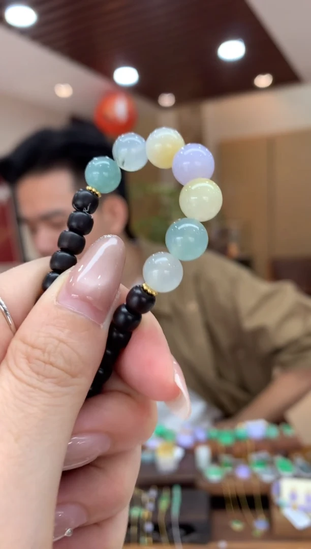 未镶嵌手串翡翠手串