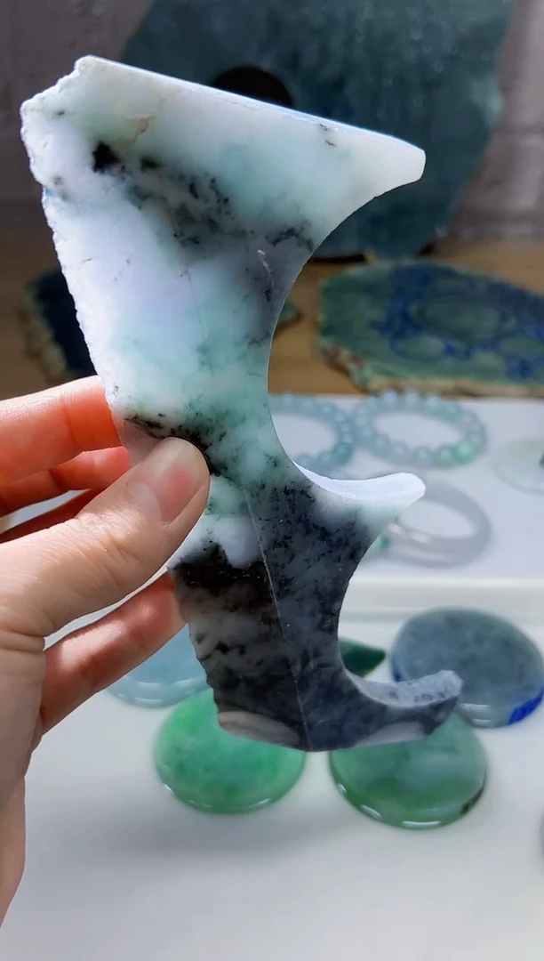 裸石翡翠天然翡翠A货玉 南 454