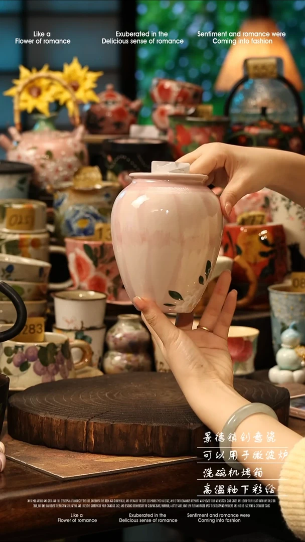 陶瓷景德镇高温釉下彩手工手绘款式@A0439@