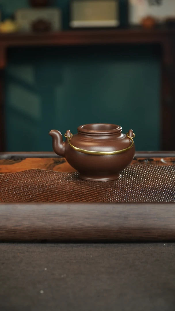 【闪购商品】紫砂茶壶78蛋包提梁