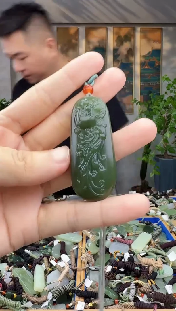 未镶嵌和田玉挂件拍一发一