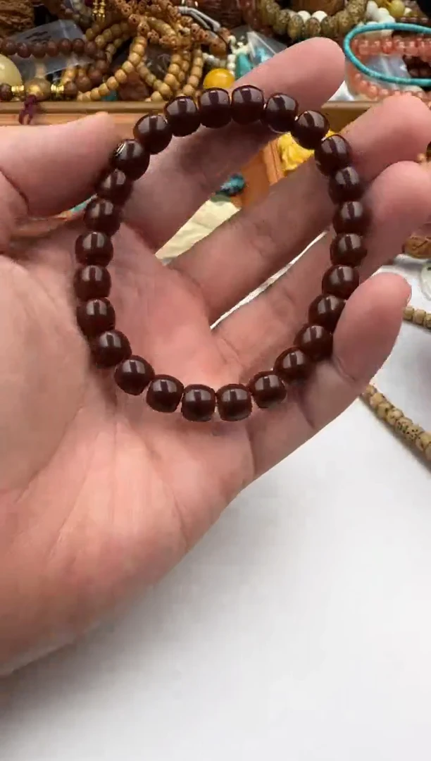 紫金鼠吊坠文玩紫金鼠手串
