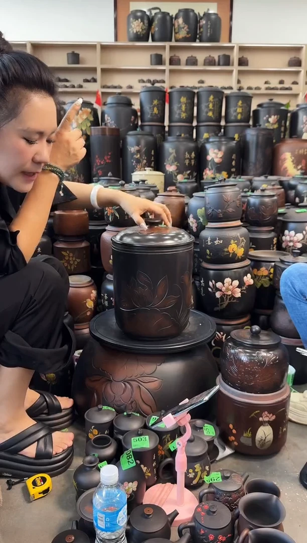 罐瑕疵  九饼荷花   096