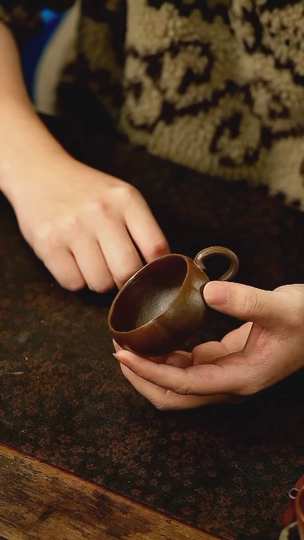 茶杯紫砂28号紫砂柴烧