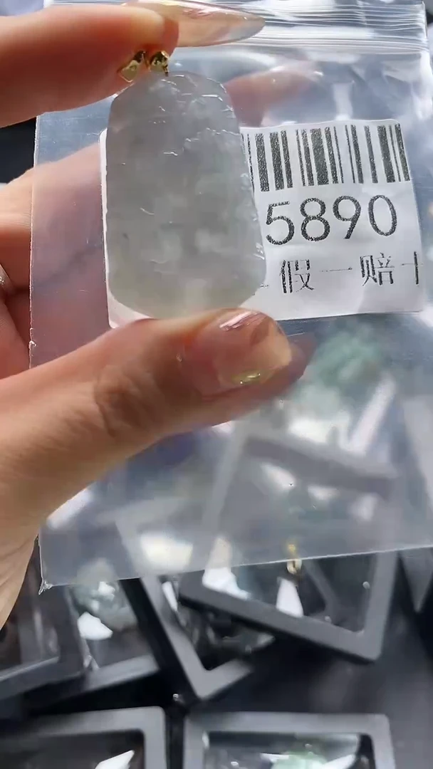 翡翠未镶嵌吊坠(不含链)5890