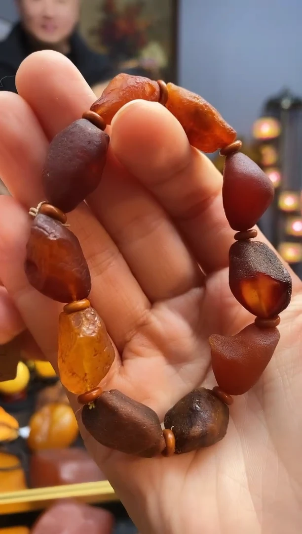 手链琥珀未镶嵌手串