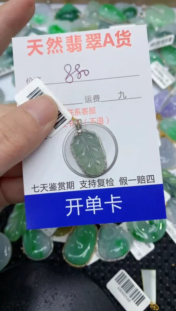 【闪购商品】翡翠颈饰18K金镶嵌111111111111