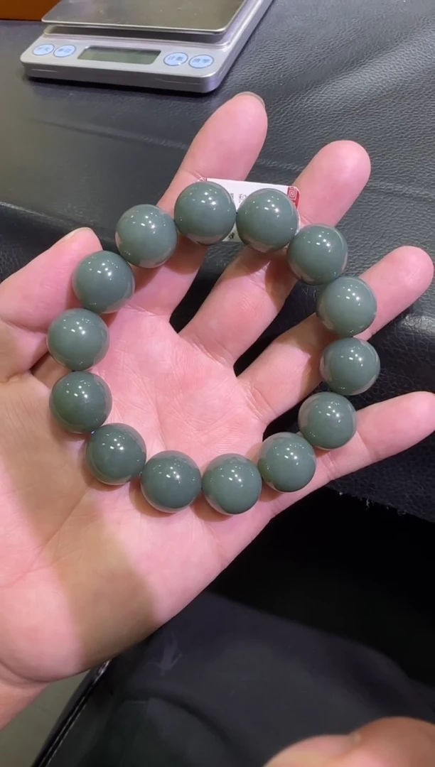 未镶嵌手串和田玉且末蓝手串（产地直发）