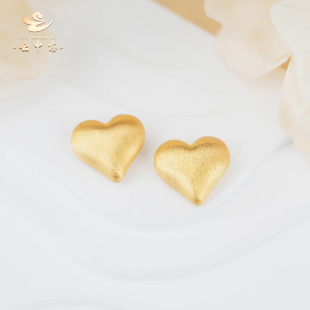 【云中意】18K金爱心配件 -多样性发货一件