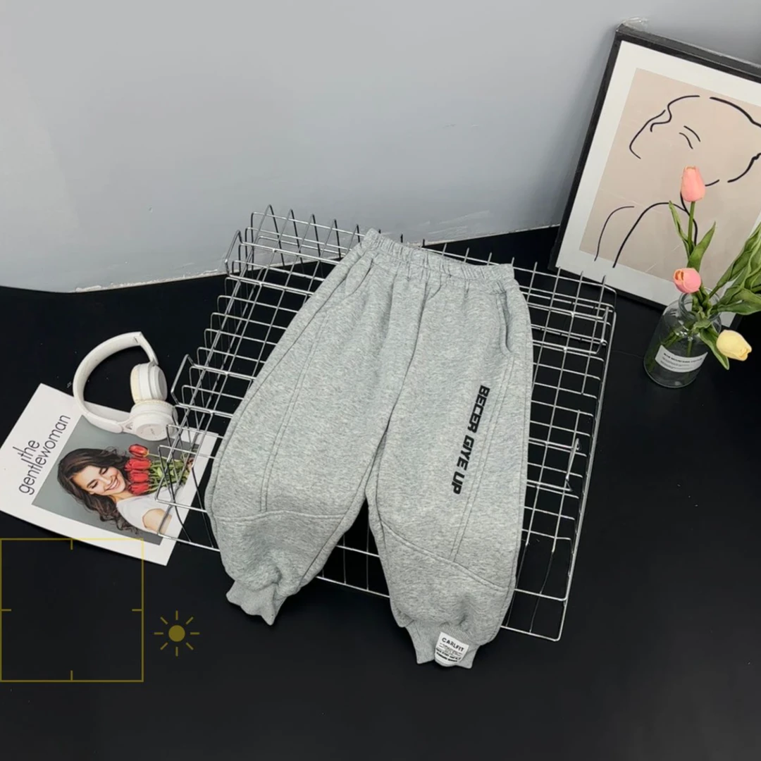 3182高端专享冬款加绒裤子灰色