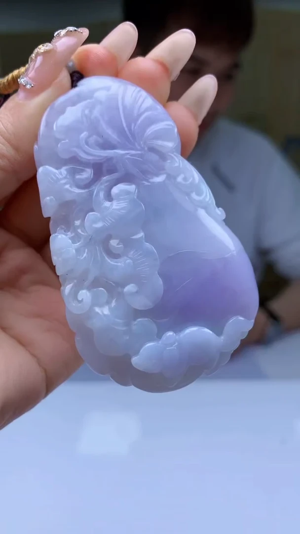 【闪购商品】定制翡翠未镶嵌4868ty-毛货挂件73