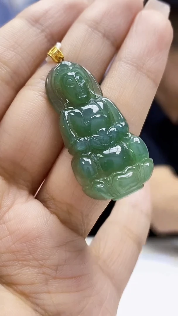 定制翡翠未镶嵌5124xx-毛货挂件134