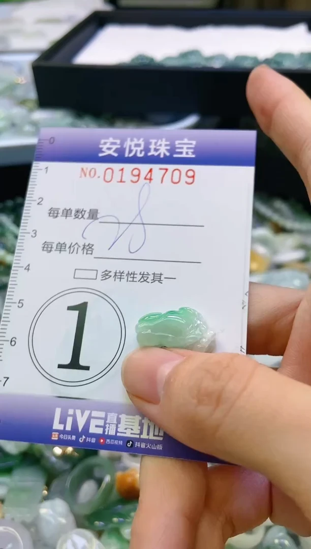 翡翠未镶嵌颈饰闪购0194709