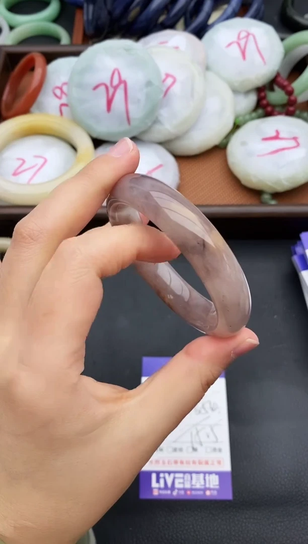 未镶嵌手镯石英质玉27+53/54