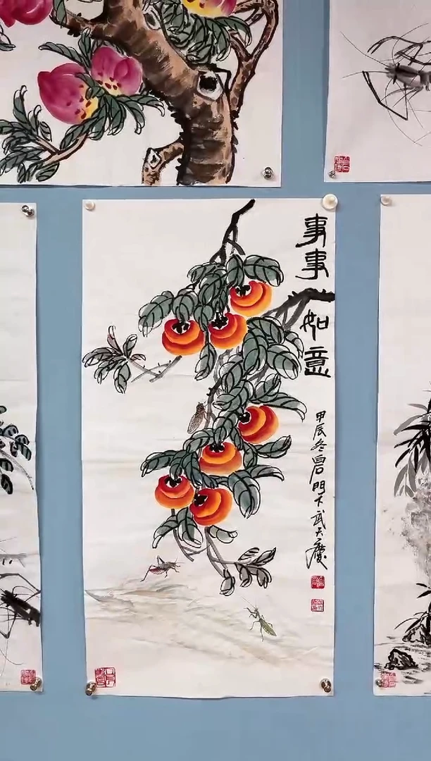 国画大*王武天庆事事如意