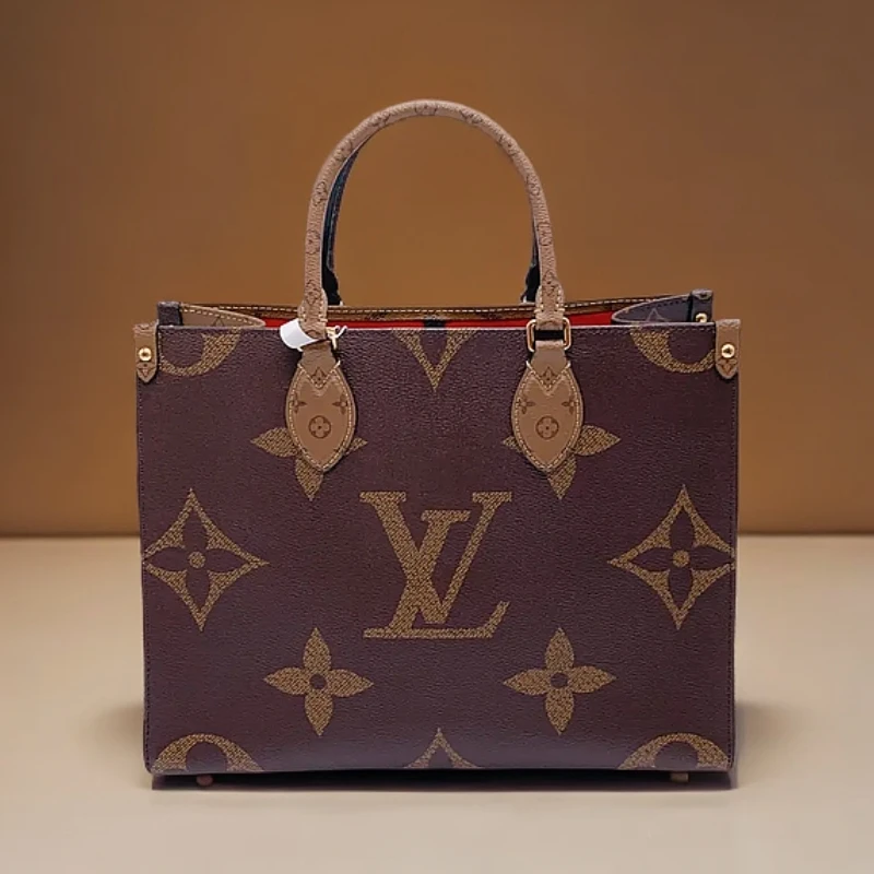 99新 LouisVuitton/路易威登 onthego中号托特/全原芯片款/x
