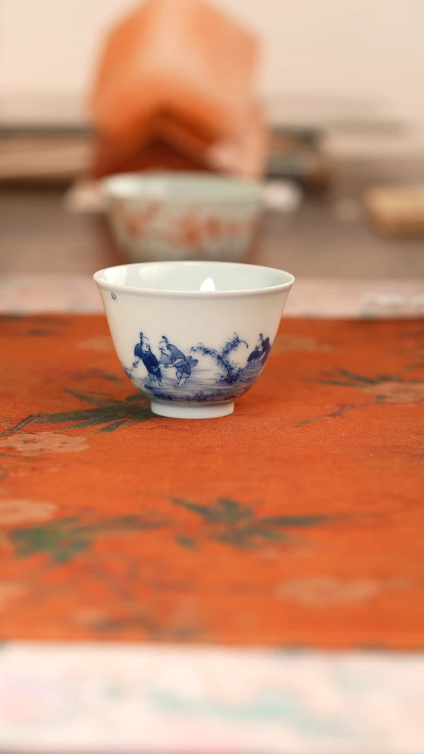 望玉捕鱼图主人杯