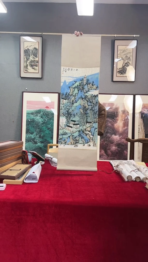 国画57号王益浩老师绘画山水