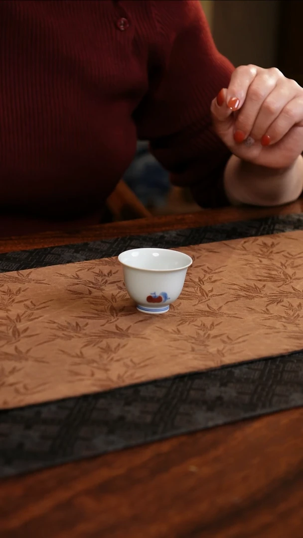 【闪购商品】杯子聚澜堂柿柿如意小杯