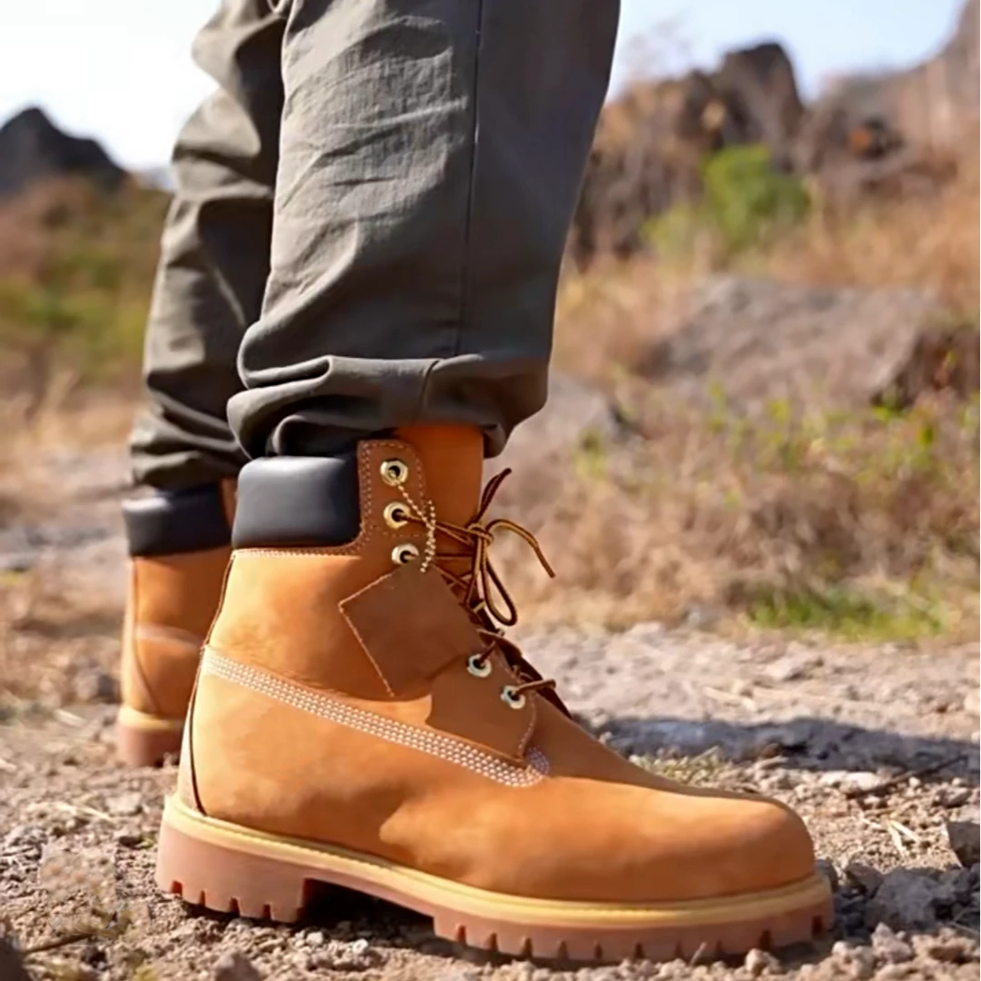 【海外渠道】经典款踢不烂高帮大黄靴