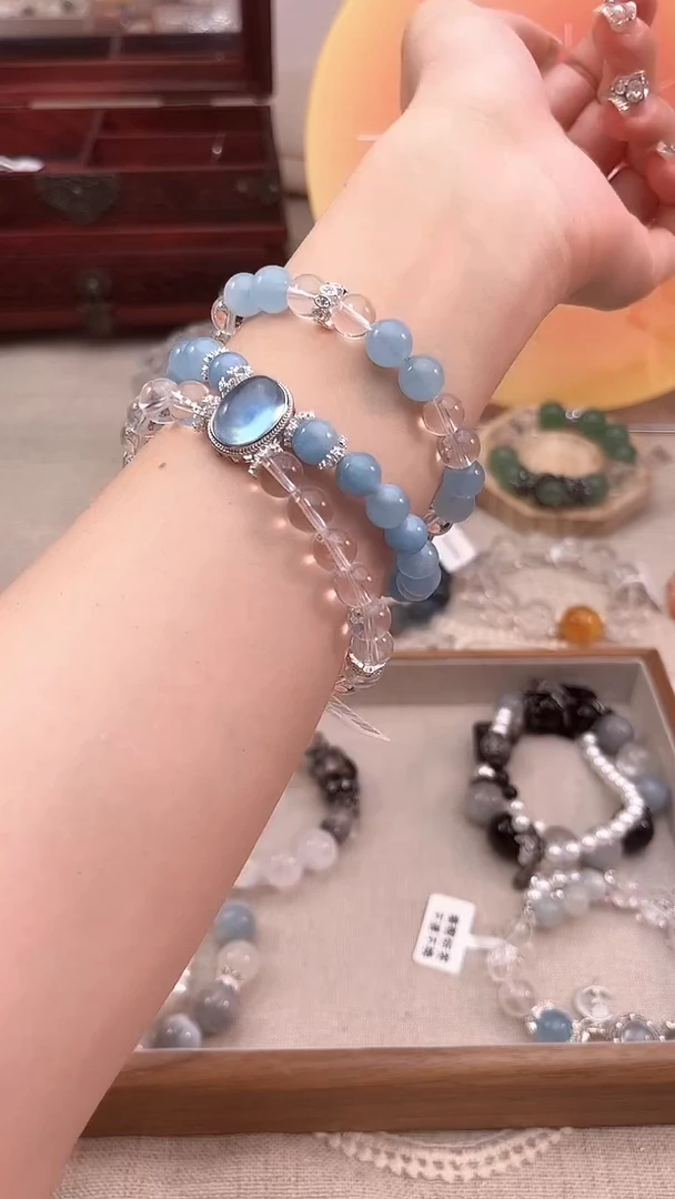 【闪购商品】水晶手链未镶嵌多样性发货发其一颜色微差