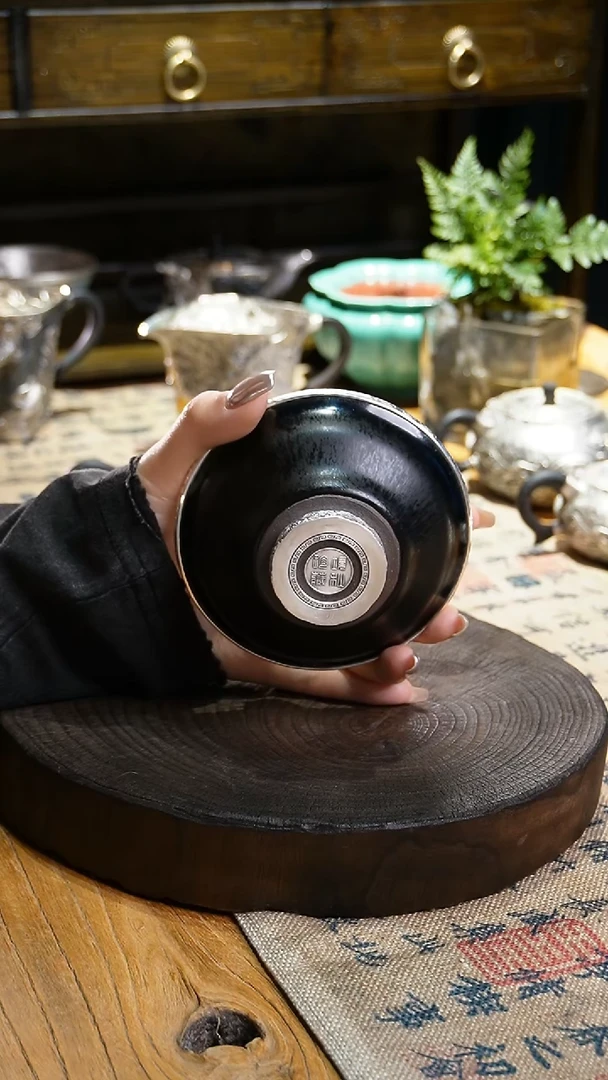 【闪购商品】福器艺术定制内胆全包镶金龙主人杯