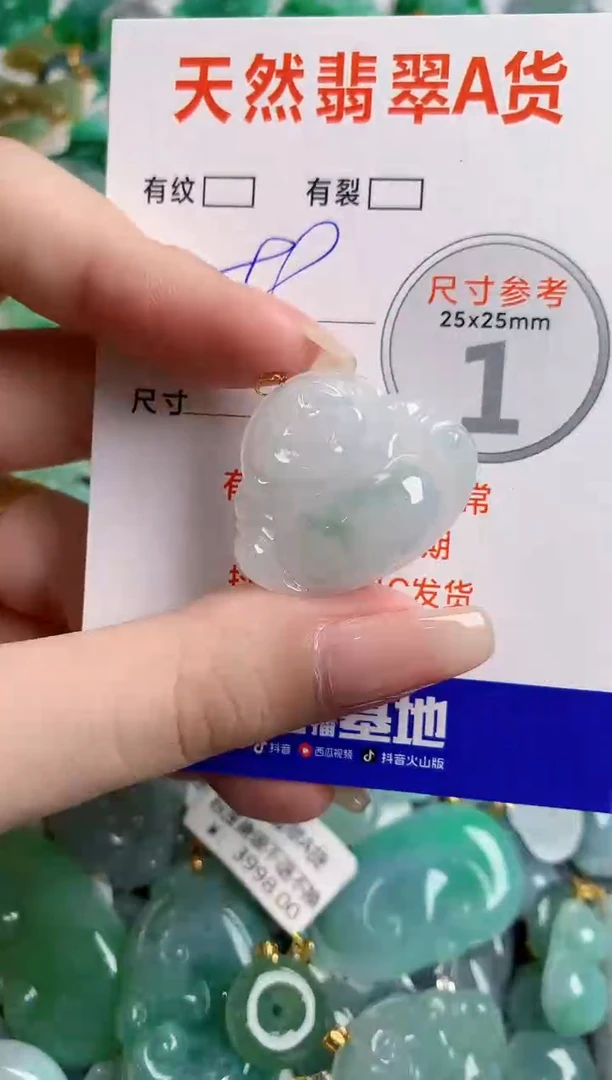 翡翠18K金镶嵌颈饰13002906