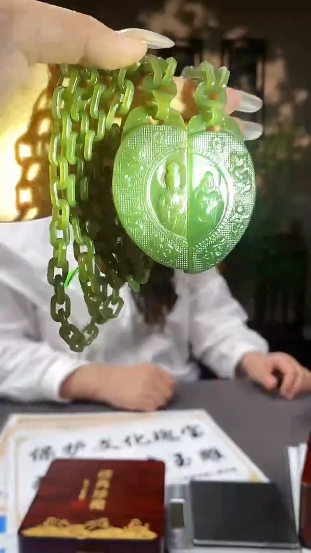 和田玉未镶嵌颈饰C998