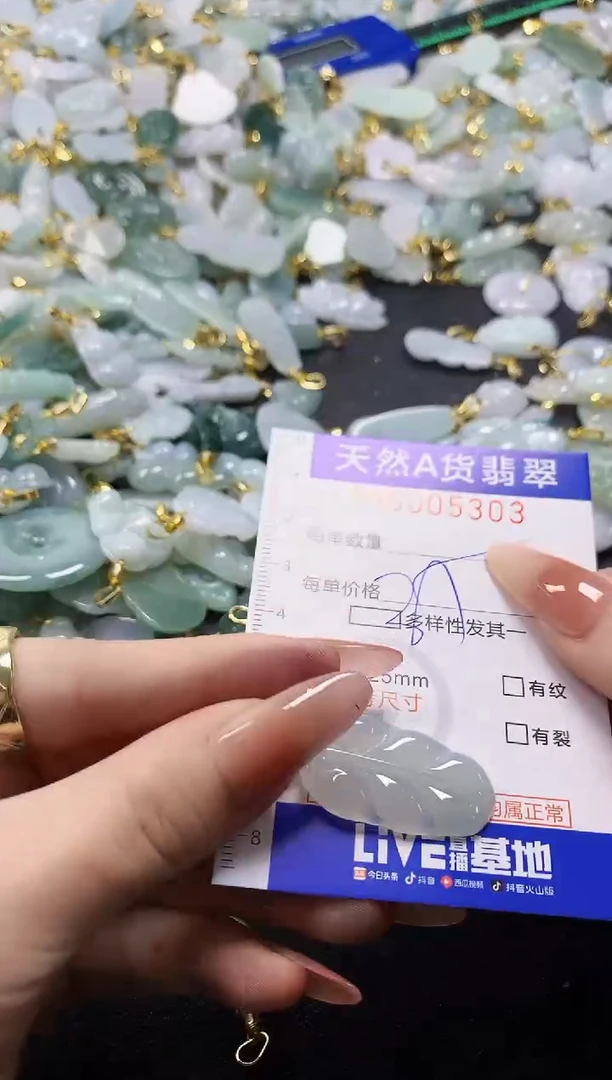 颈饰未镶嵌翡翠天然A货翡翠