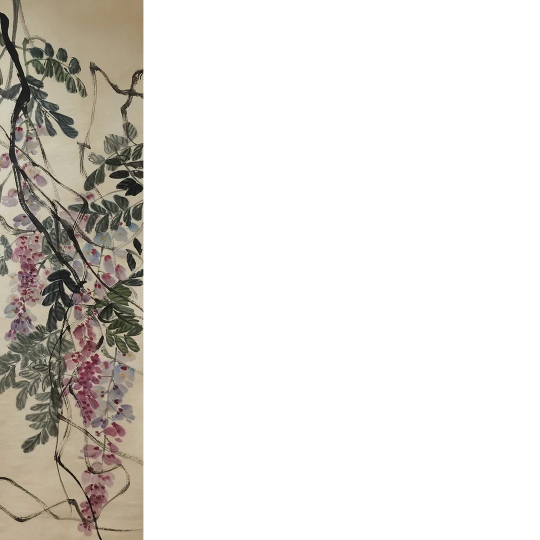 【辽拍】V250709-2-267《花卉》（5平尺) 纸本镜片 ws101