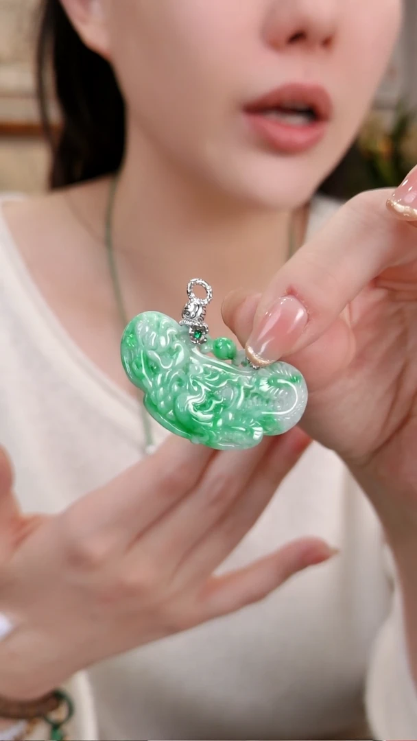 颈饰未镶嵌翡翠国风