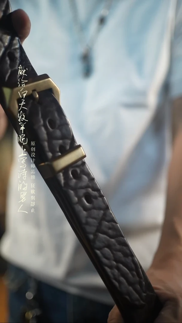 纲*牛皮大纹理 腰带
