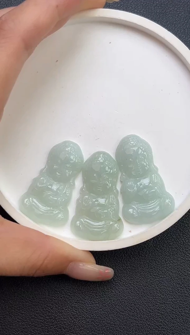 颈饰未镶嵌翡翠K414-459 宝宝佛多样性发一