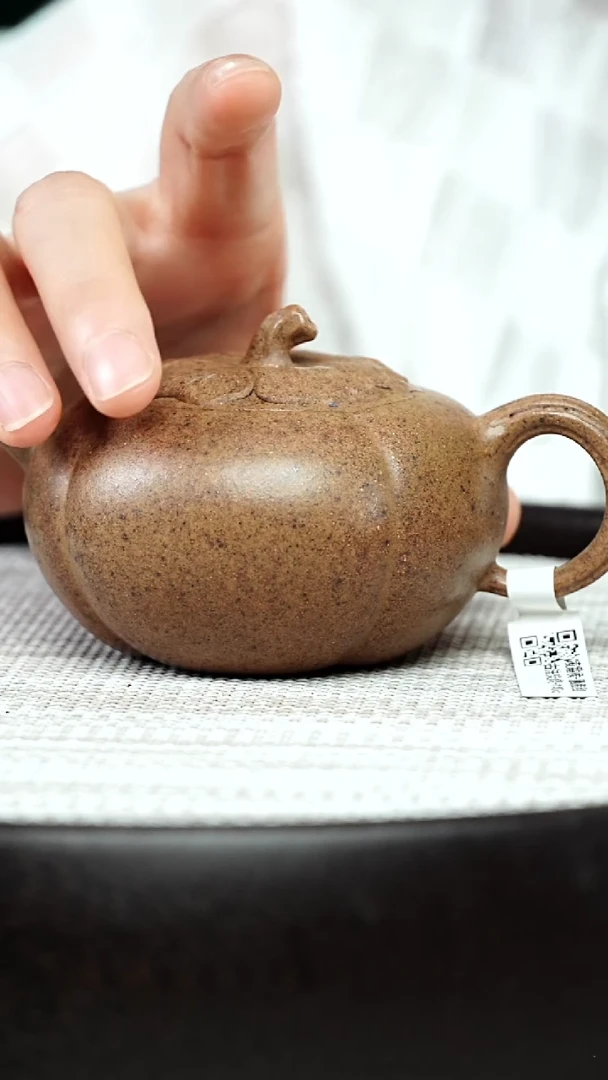 茶壶紫砂凌霜侯-胭脂红古法柴烧-140cc