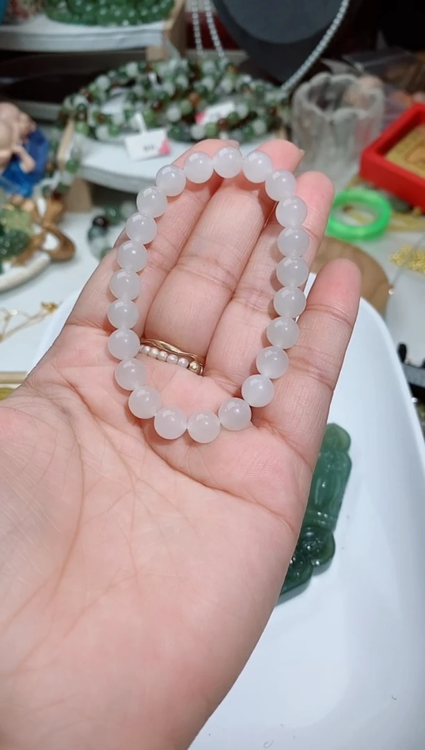 手链未镶嵌和田玉（白玉）梦*雅240一个