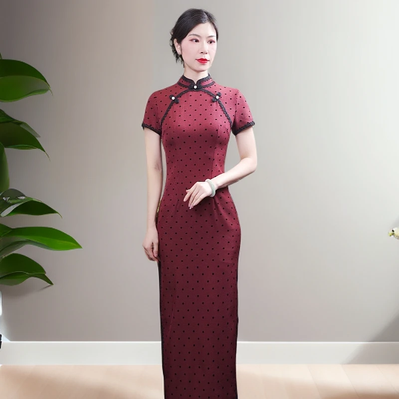 星火 2025新款减龄复古经典气质新中式改良旗袍