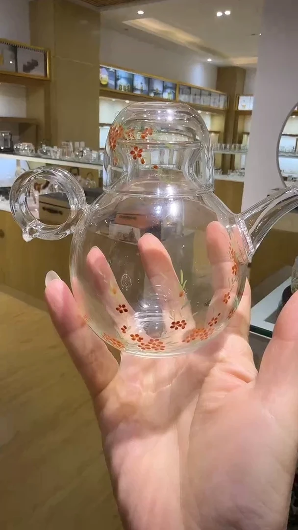 玉见雪柳泡茶壶套装