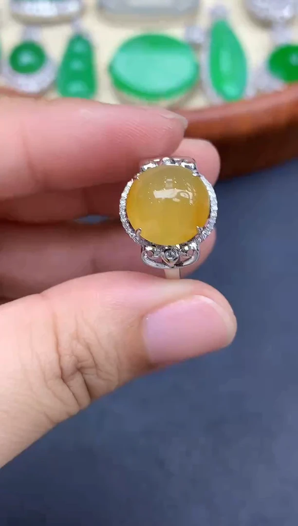 18K金镶嵌戒指翡翠621-中国好珍宝1