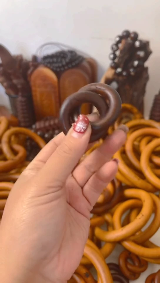 【闪购商品】枣木木雕乾坤圈25圈口一物一拍