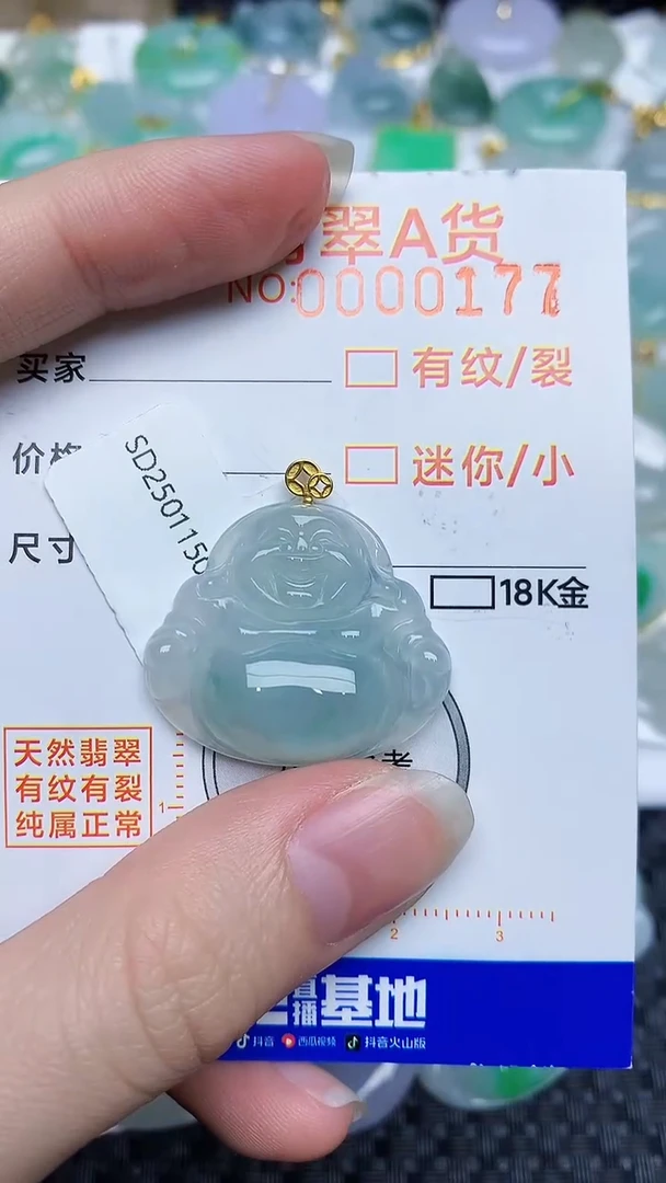 【闪购商品】翡翠颈饰18K金镶嵌868767868