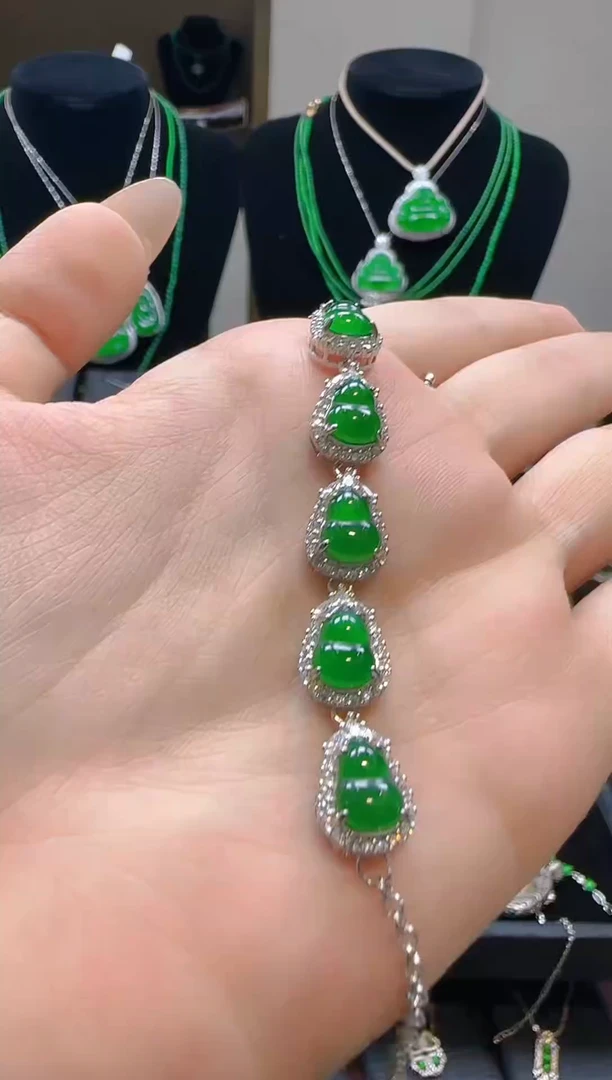 未镶嵌手链翡翠葫芦手链