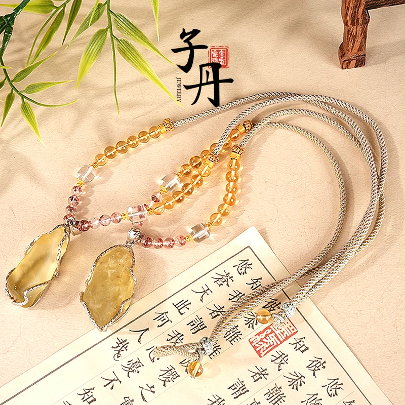 非金属玻璃吊坠 【子丹】利比亚吊坠链（多样性发/发一条）J1-186