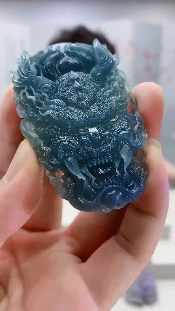 定制翡翠未镶嵌4812bb-毛货挂件45赠顶珠