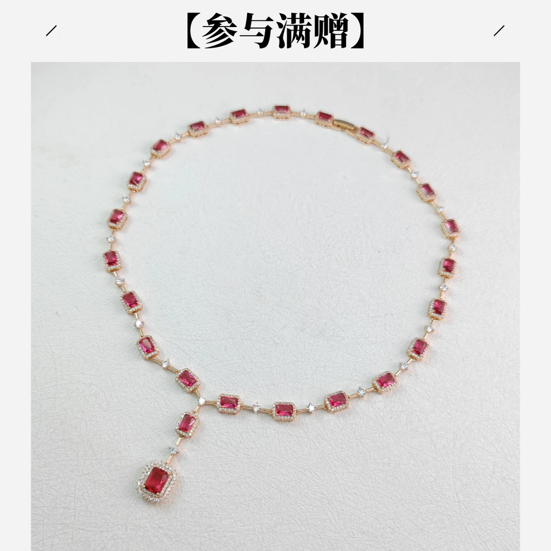 XUPING/旭平首饰 合金合成锆石项链 年终大促气质GDJ X000885391