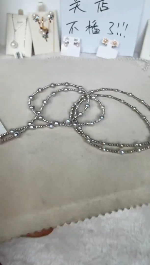 颈饰银S925镶嵌海水珍珠巴洛克多样性发其一